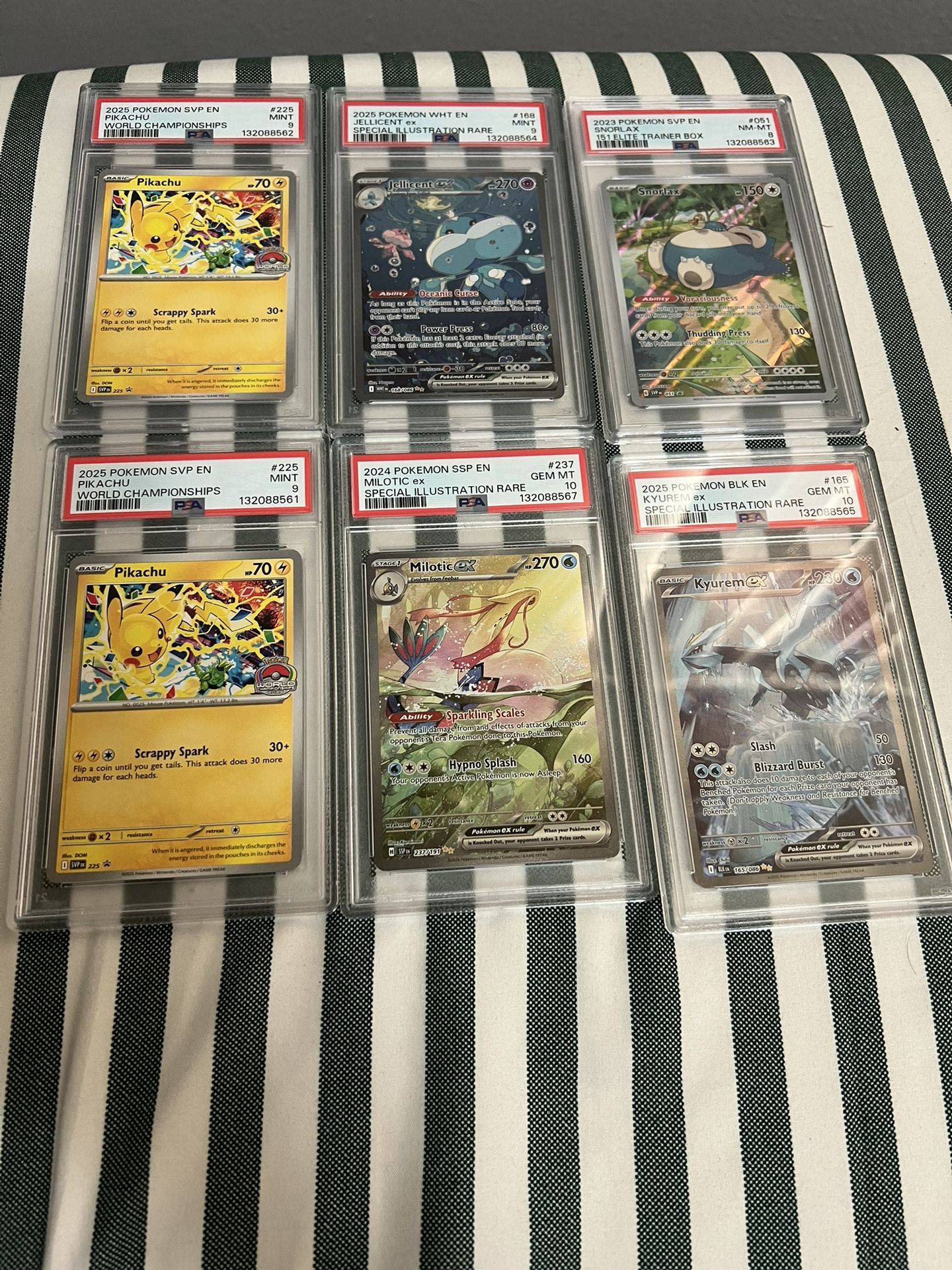 Pokemon PSA 10 Slabs 