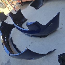 Sorted Tesla's bumpers front and rear.