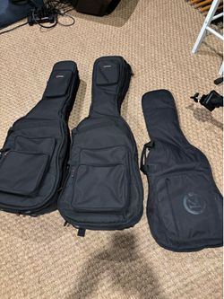Double single guitar cases