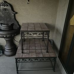 Tiled Coffee And End Tables 