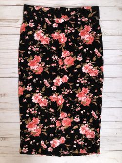 Floral Pencil Skirt