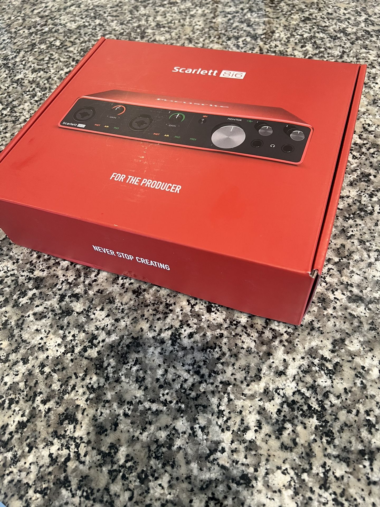 Focusrite Scarlett 8i6 3rd Gen USB Audio Interface – Like New, Barely Used