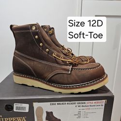 Chippewa Soft Toe Work Boots Size 12