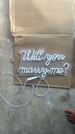 Will You Marry Me? LED Neon Sign