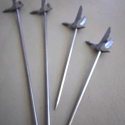 Pewter Swizzle Sticks and Picks...Grey Goose