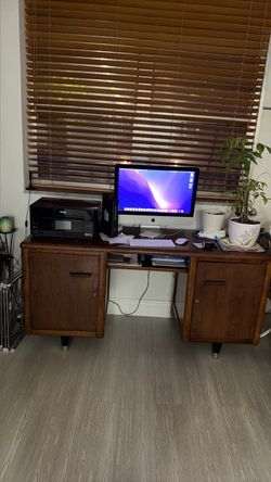 Woden desk
