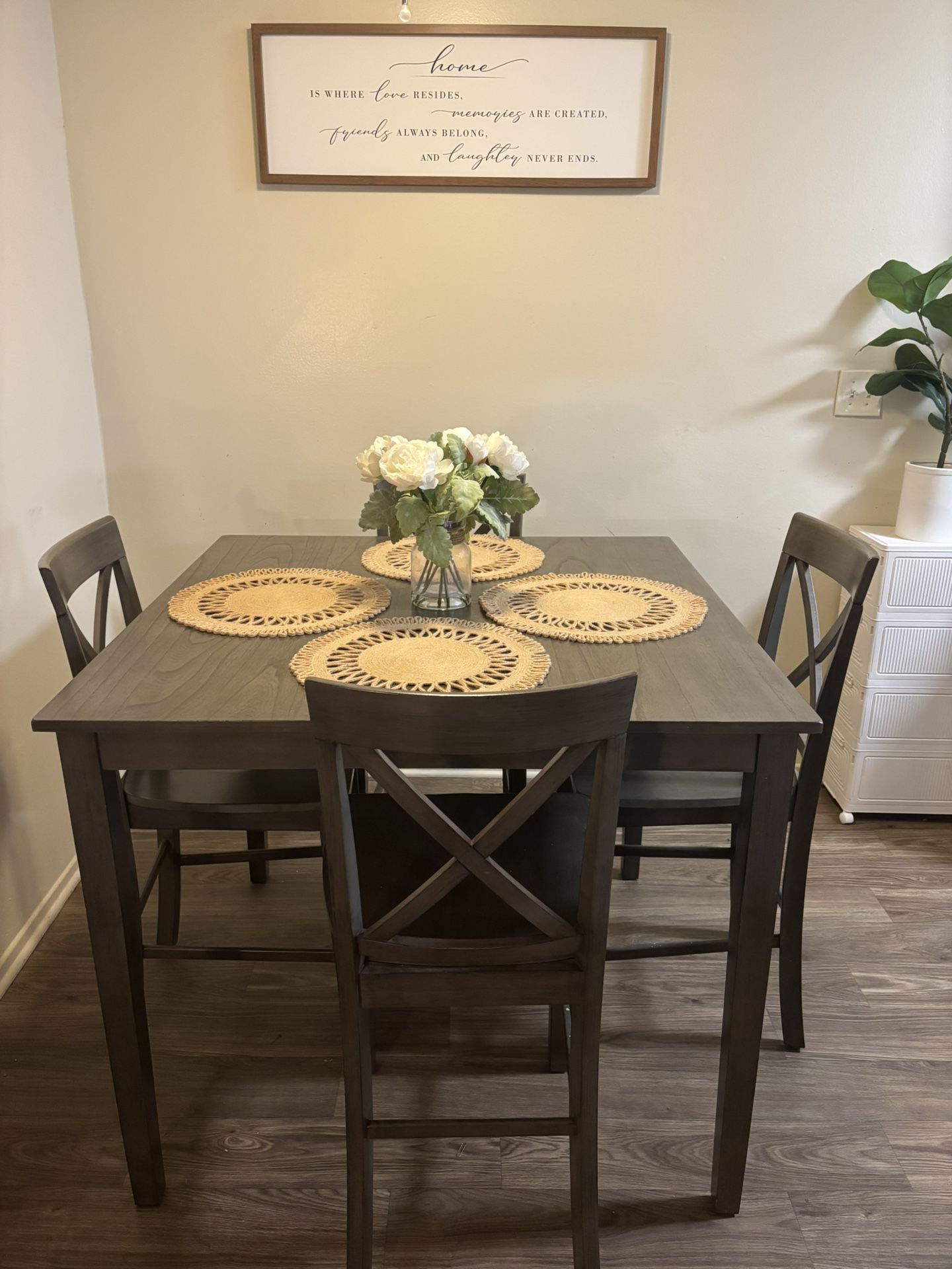 Dining Table 4 Chairs