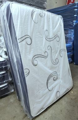 NEW QUEEN MATTRESS AND BOX SPRING -- Also Available In All Sizes.