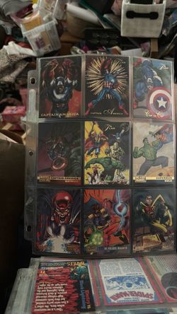 Marvel and dc cards