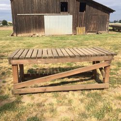 Porch for office trailer