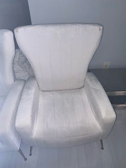 4 suede dining table chairs