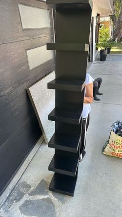Black  book shelves