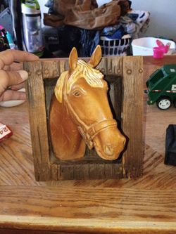 Horse Head 3D Wall Plaque Rustic Decor