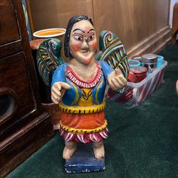 Mexican wooden angel