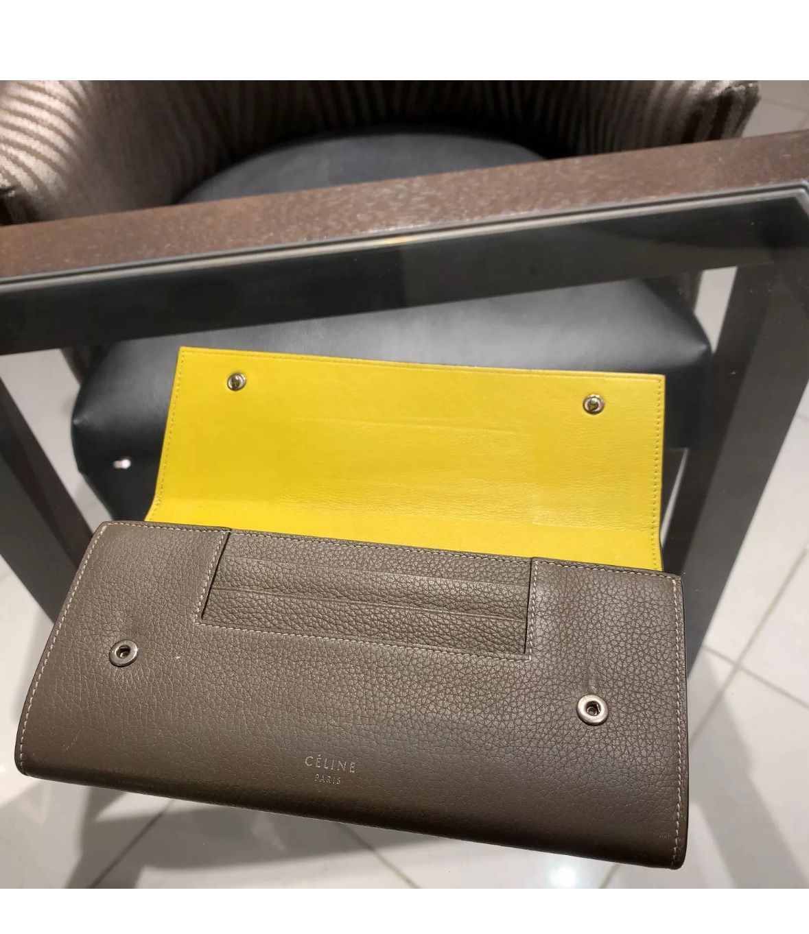 Celine long wallet preloved authentic
