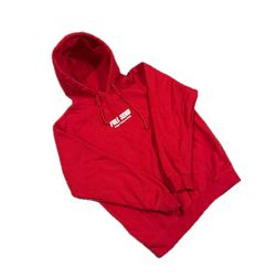 Full Send Metacard Hoodie M Red Limited Edition Rare Pull Over Hoodie Men's
