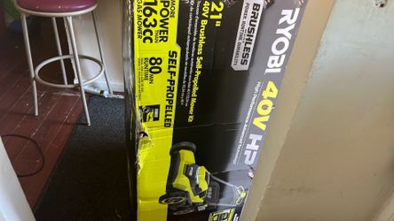 RYOBI 21 inch 40V brushless self propelled mower