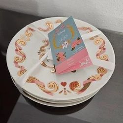 Disney X Ann Shen Aristocats Porcelain Plates 8” set of 4