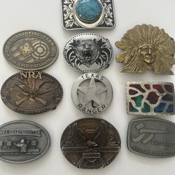 Western Stock Show-VINTAGE  BELT BUCKLES