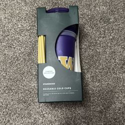 Brand New In Box Washington Huskies Starbucks Cups