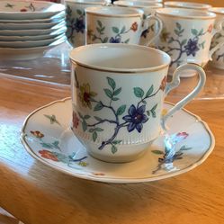 Fine China Cups And Saucers Made In France