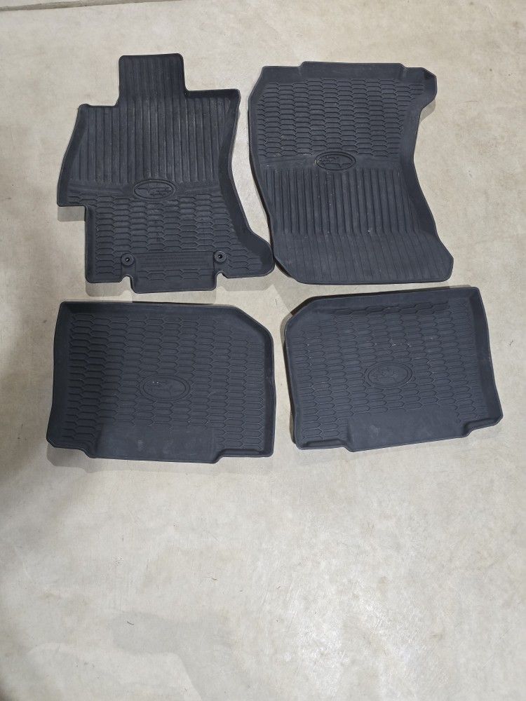 Subaru WRX Winter Floor Mats (OEM)