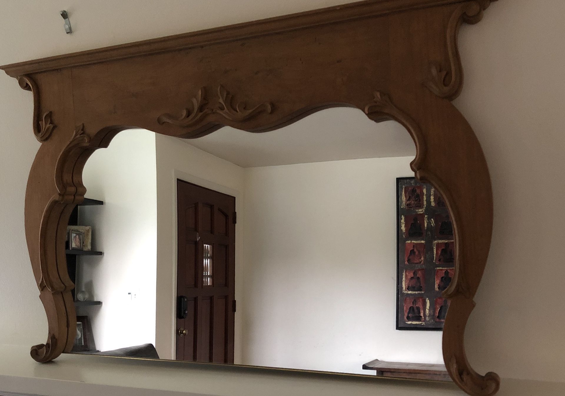 Beautiful Wood Carved Mirror