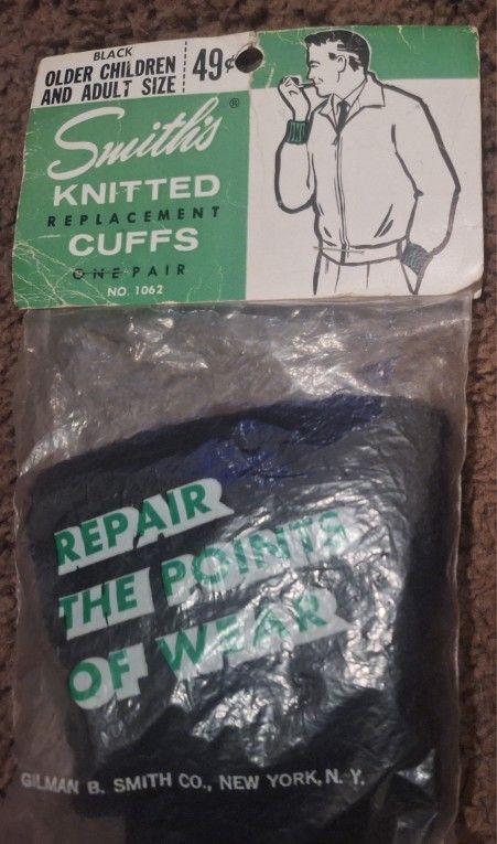 Smith's Knitted Replacement Cuffs (NO. 1062)