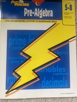 Pre Algebra Work Book
