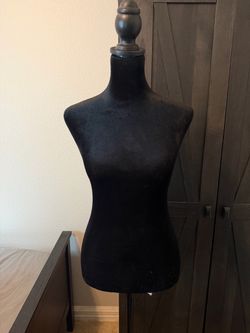 Black Female Dress Form Mannequin Torso