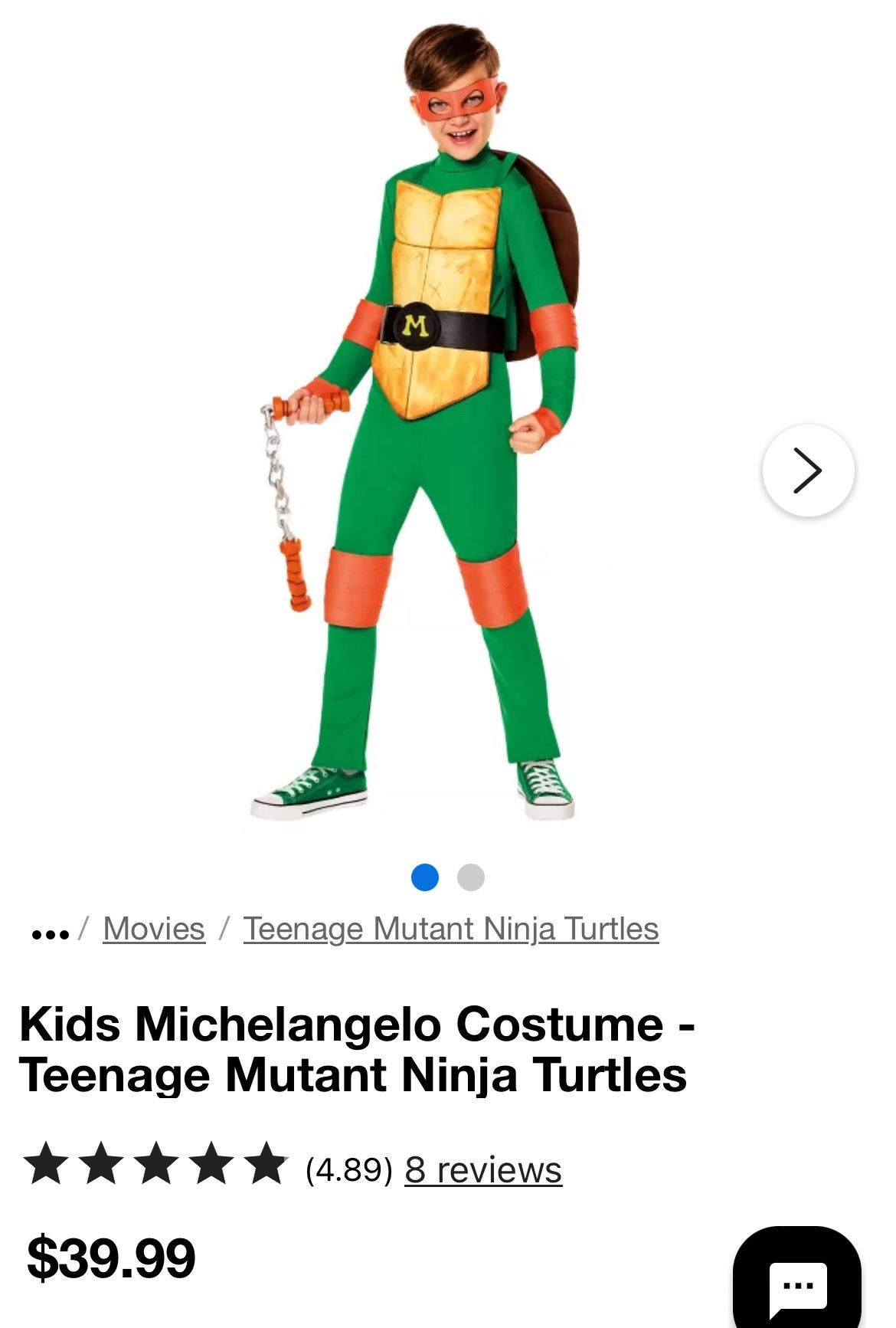 Teenage Mutant Ninja Turtles Kids Costume