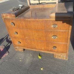 Small Wooden  Dresser 
