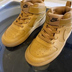 Nike Toddler Boys Court Borough Mid 2 Stay-Put Closure Casual Sneakers  Size 10C Nike Toddler Boys Court Borough Mid 2 Stay-Put Closure Casual Sneaker