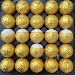 Golf Balls Vice Gold