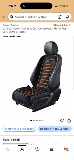 Brand New Cushair Heated Car Seat Cover – Universal Fit