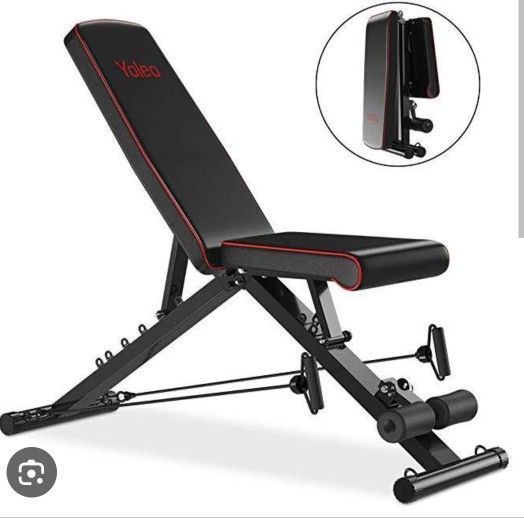Adjustable Bench And Barbell Gym Equipment
