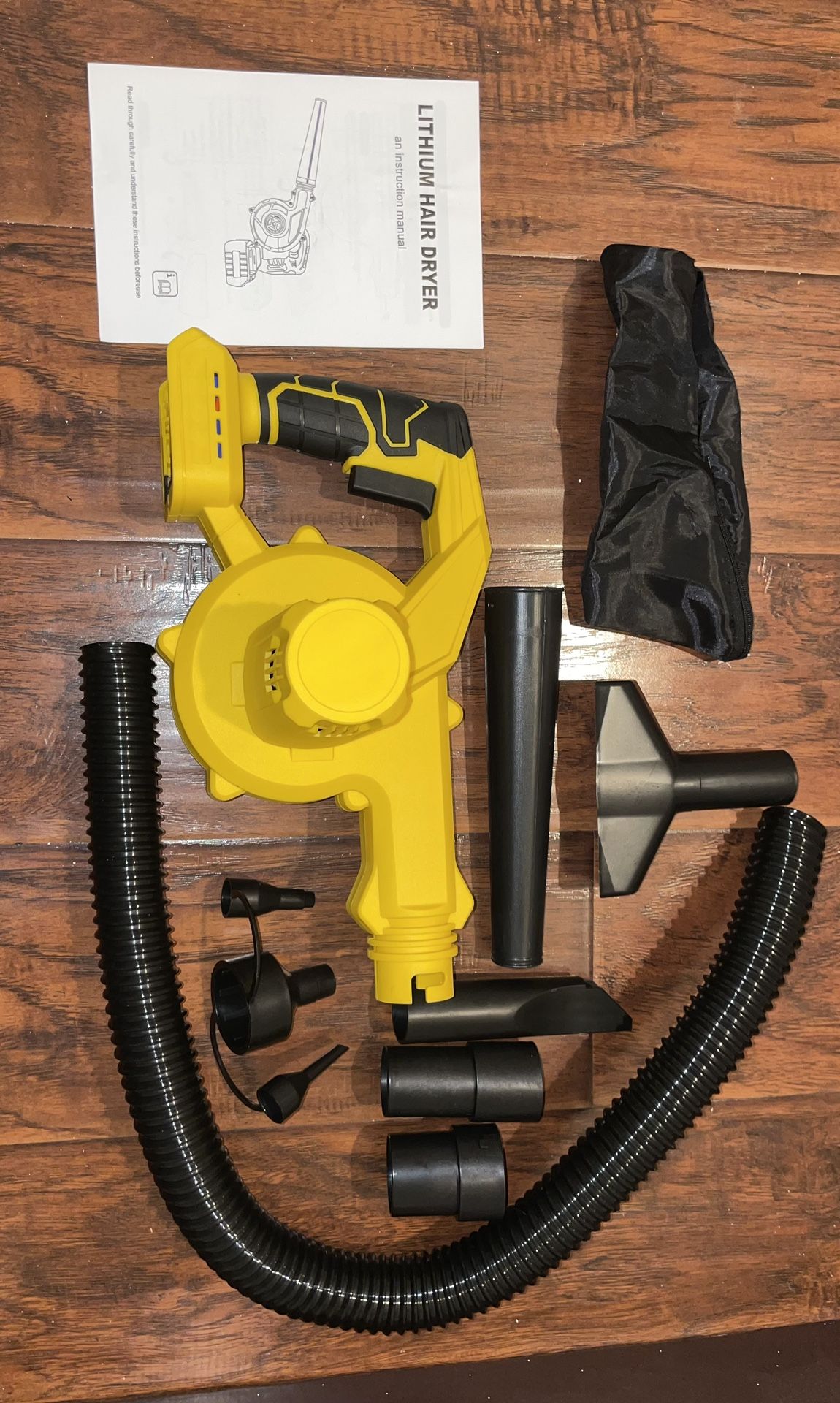 Electric Leaf Blower for Dewalt 20V Max Battery -, Brushless Motor, 6-Speed