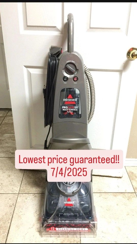 STEAL DEAL! Bissell Pro Heat 2x Multi Surface Carpet Floor Cleaner