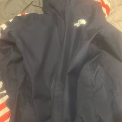North Face Windbreaker Navy Blue 