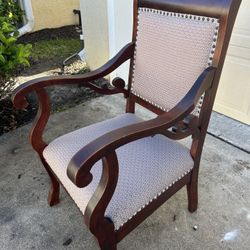 Antique Upholstered Armchair