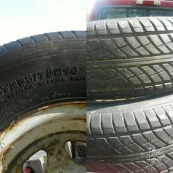 Transmaster trailer tires with rims