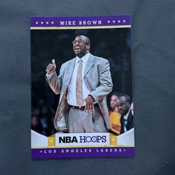 Mike Brown Coach Trading Card