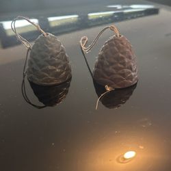 2 Pine Cone Shaped Wine Chimes