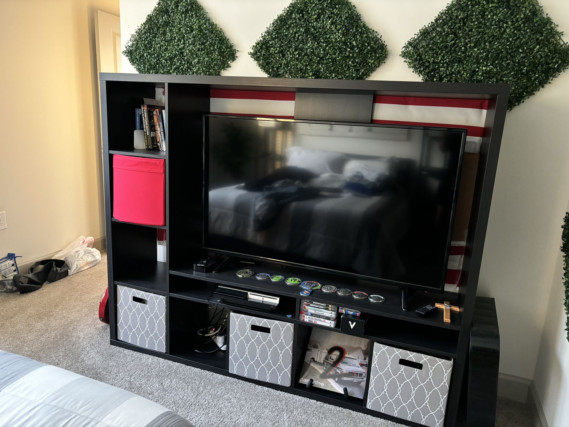 Tv Stand with Storage Cubes