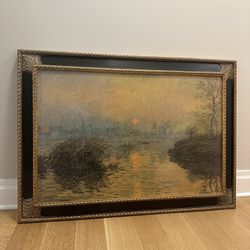 Monet “Sunset At Lavacourt” Limited Editiom