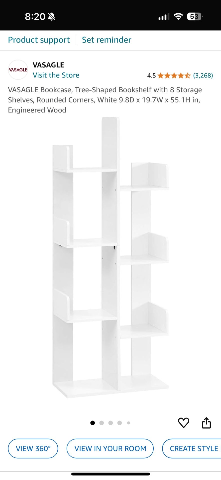 Tree Shaped Book Case