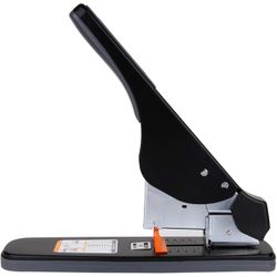 (177) 210 Sheet Heavy Duty Stapler, Built-in Sliding Ruler, Fixed Caliper, Nail Slot Ejection, Labor Saving Arm, Non-Slip Handle - for Office, School,