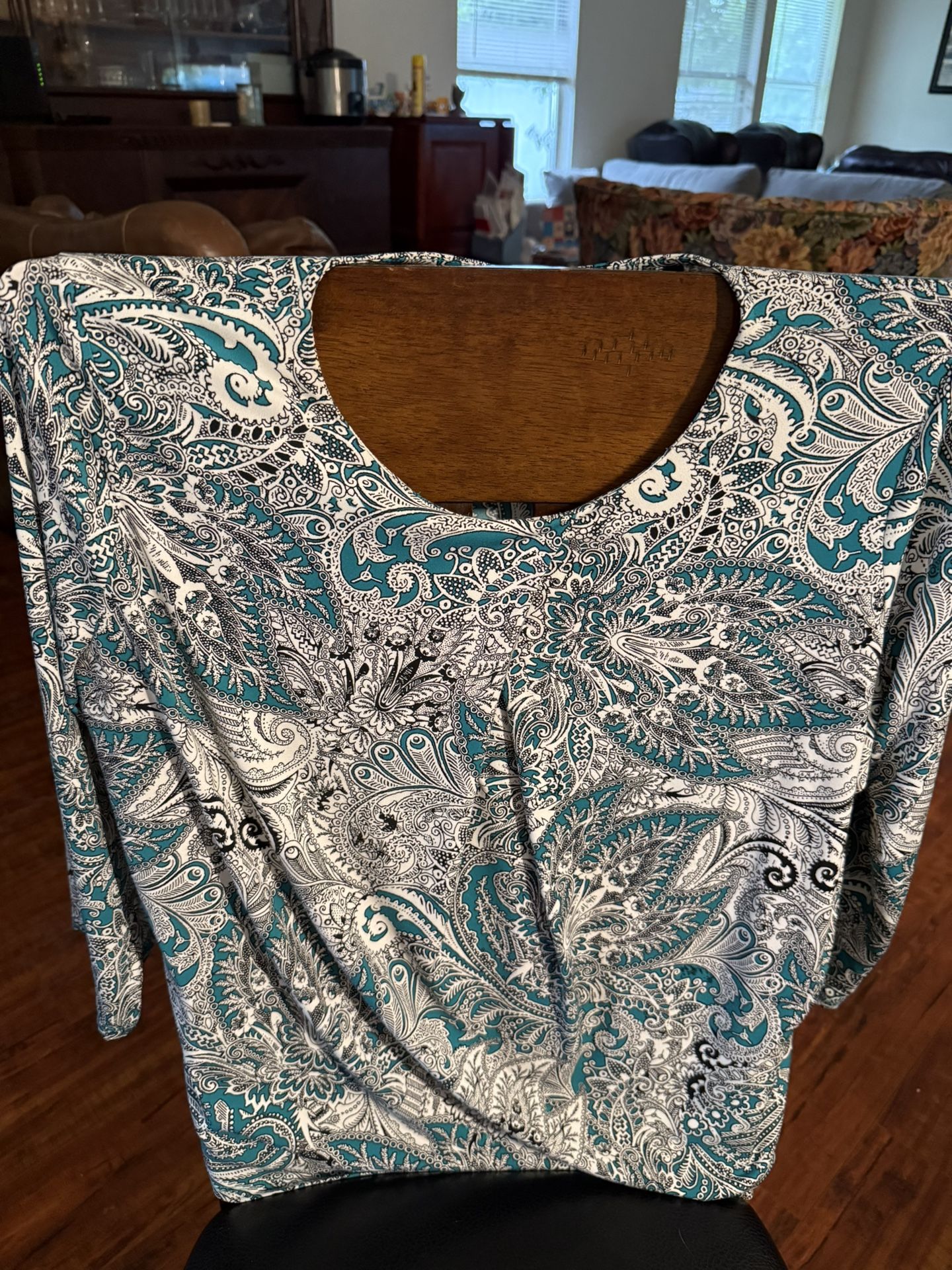 Liz Claiborne Blouse 3/4 Sleeve
