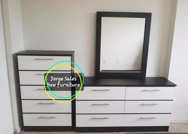 New Dresser With Mirror And Chest 