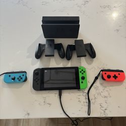 Nintendo Switch w/ Two Additional Controllers